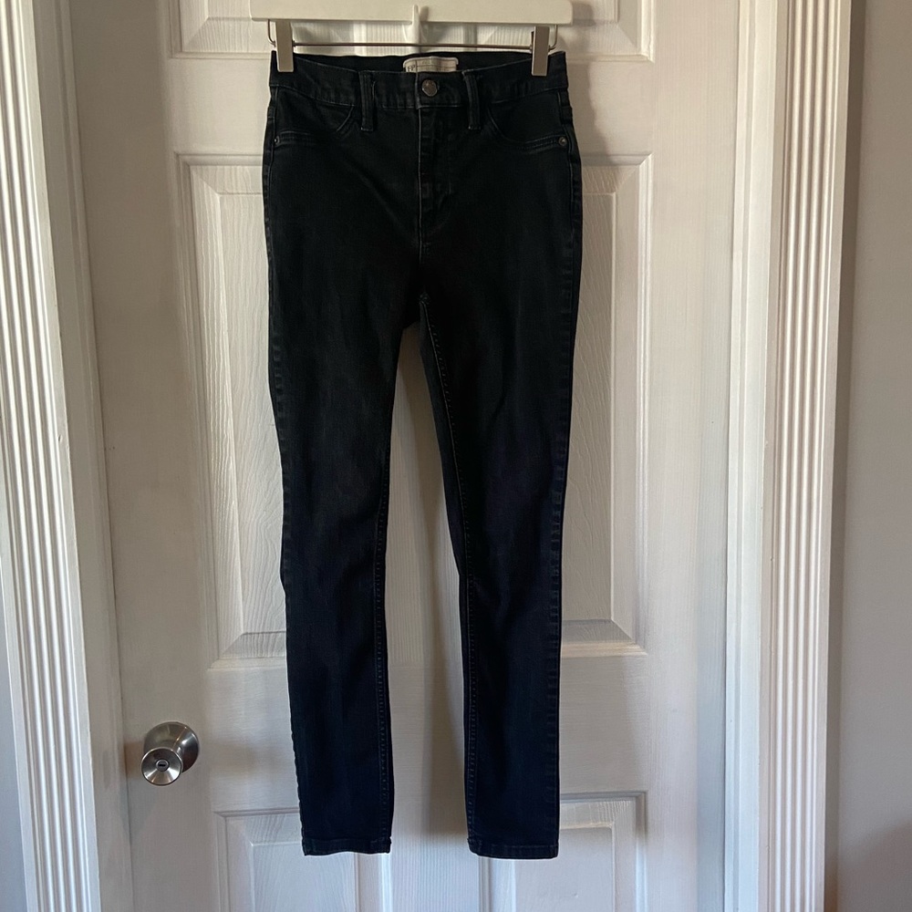 Free People Black Skinny Jeans Size 27